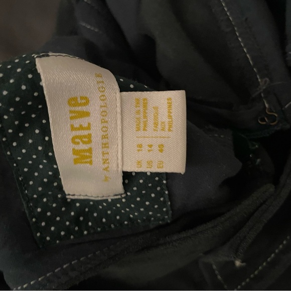 Maeve V-Neck A-Line Mini Dress - Faux Suede - Picture 6 of 10